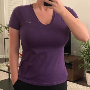 Nike purple Dri-fit T-shirt.